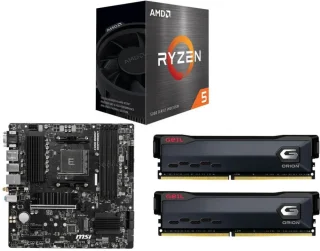 AMD Ryzen 5 5500 + MSI PRO B550M PRO-VDH WIFI + GeIL ORION 32GB (2 x 16GB) DDR4 3200