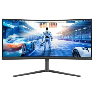 Philips Evnia 34M2C5500Q 34" WQHD Curved Gaming Monitor – 3440x1440, Fast VA, 200Hz, 0.3ms, DisplayHDR 400, Adaptive Sync, 98% DCI-P3, 99% Adobe RGB, SmartImage Game Modes, MultiView & Height Adjustable Stand