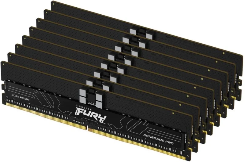 Kingston FURY Renegade Pro 256 GB - 8 x 32GB, DDR5 288-pin DIMM, 6000MT/s, CL32, Black color - Featured Image