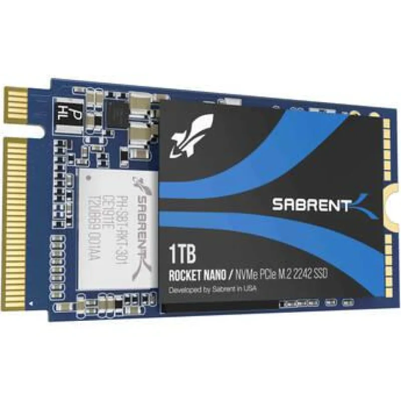Sabrent Rocket - 1 TB SSD, M.2 PCIe 3.0 X4, M.2-2242 - Featured Image