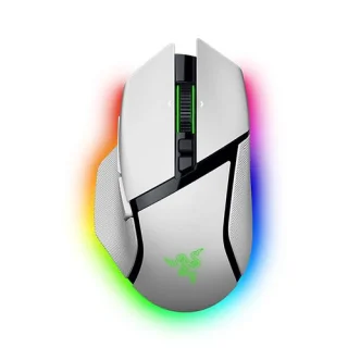 Razer Basilisk V3 Pro 35K - Wired, Wireless, Bluetooth Wireless Optical Mouse, 35000 DPI, White color