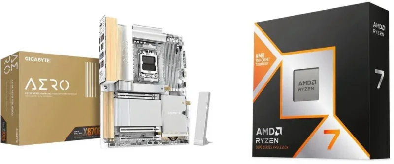 GIGABYTE X870E AERO X3D WOOD + AMD Ryzen 7 9800X3D - Featured Image