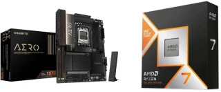 GIGABYTE X870E AERO X3D DARK WOOD + AMD Ryzen 7 9800X3D
