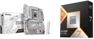 GIGABYTE X870 AORUS ELITE WIFI7 ICE + AMD Ryzen 7 9800X3D