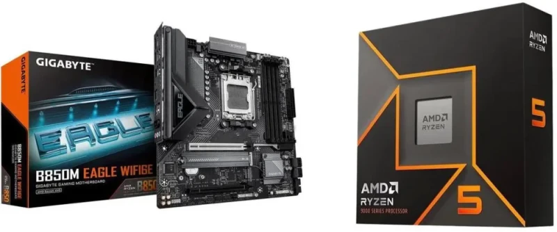 GIGABYTE B850M EAGLE WIFI6E + AMD Ryzen 5 9600X - Featured Image