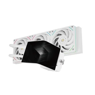 Thermalright Levita Vision 360 UB ARGB - 2150 RPM, 27 dB, White color, AIO Watercooler, 360mm radiator