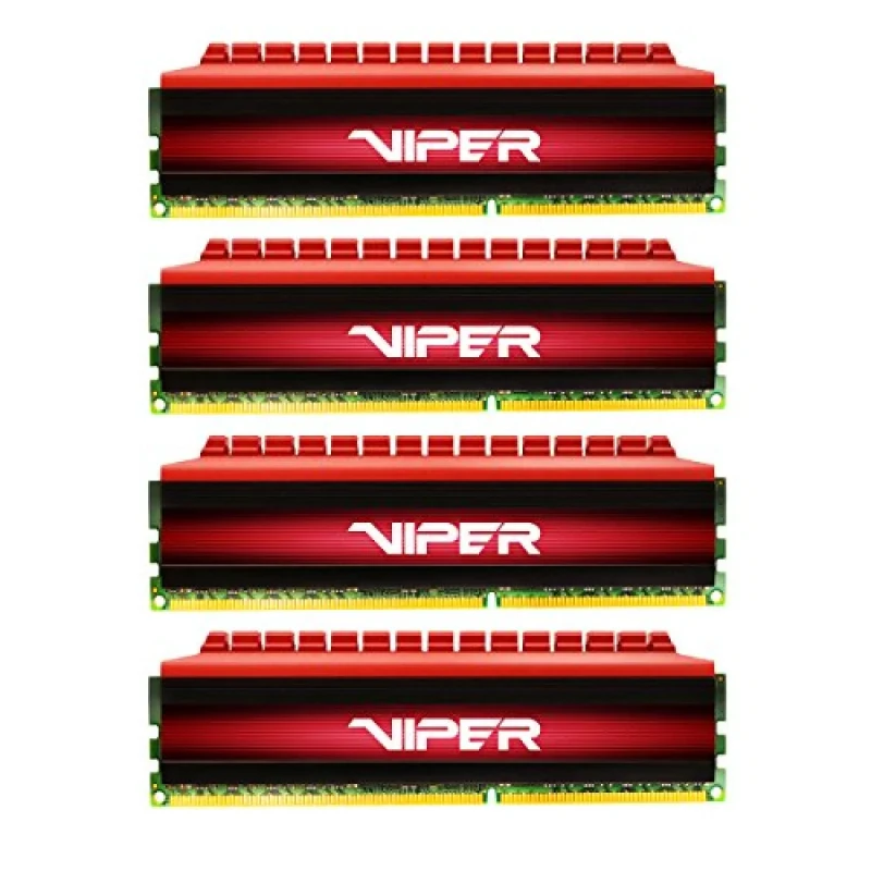 Patriot Viper 4 32 GB - 4 x 8GB, DDR4 288-pin DIMM, 2666MT/s, CL15, Black / Red color - Featured Image