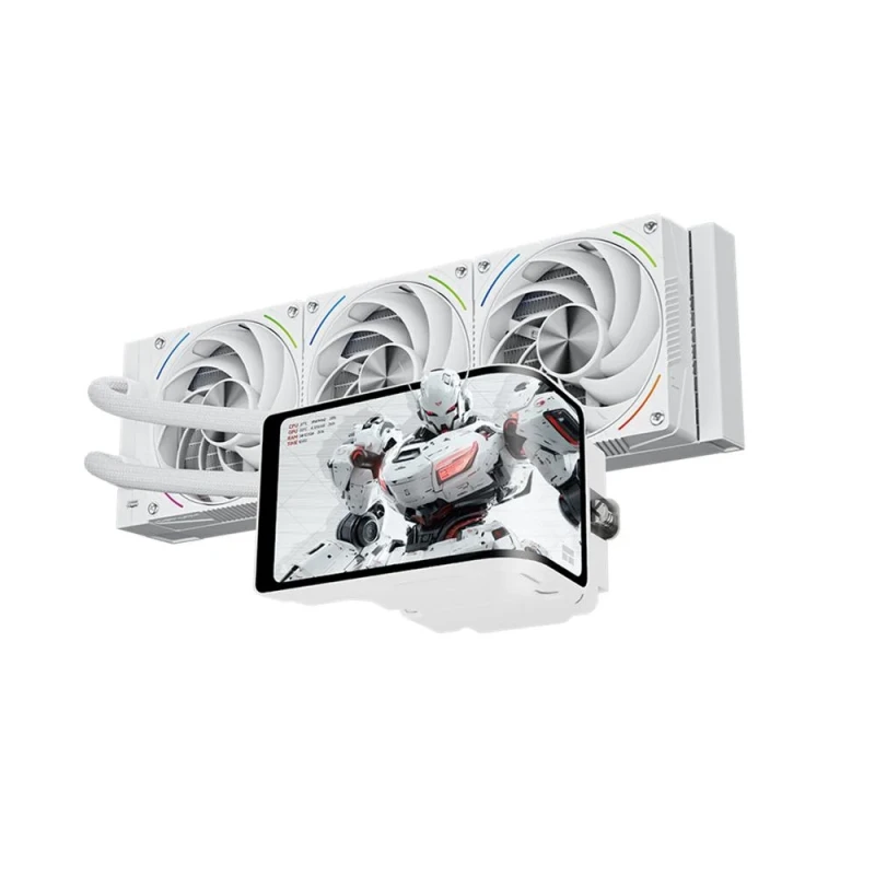 Thermalright Wonder Vision 360 Turbo ARGB - 3000 RPM, 44.7 dB, White color, AIO Watercooler, 360mm radiator - Featured Image