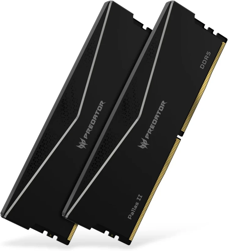 Acer Predator Pallas II 32 GB - 2 x 16GB, DDR5 288-pin DIMM, 6000MT/s, CL32, Black color - Featured Image