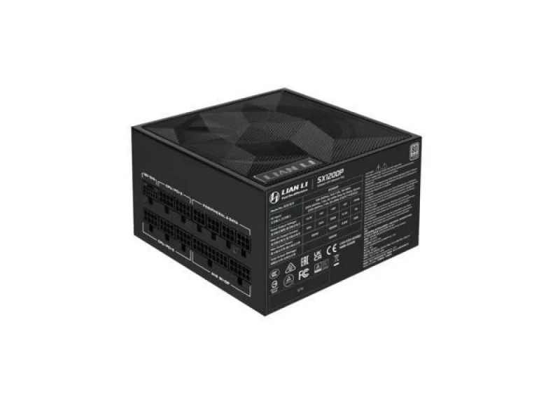 Lian Li SX1200P - 1200 W ATX Power Supply, 80+ Platinum, Fully Modular, Black Color - Featured Image