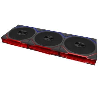 Lian Li UNI FAN TL FLEX 3-Pack - 120mm PWM fan, 33 dB, 90.1 CFM Airflow, 200 - 2600 RPM, Black Color