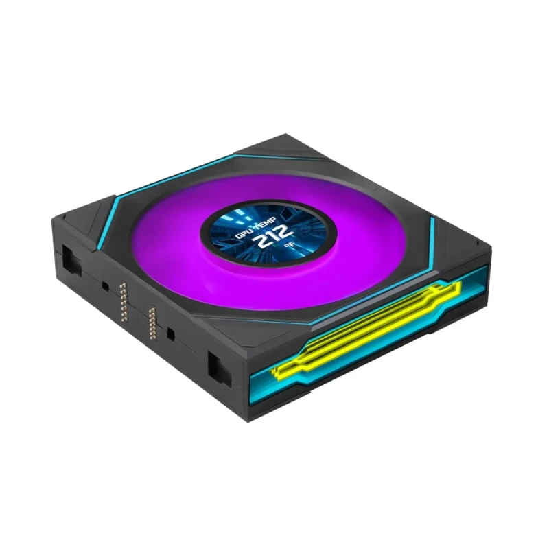 Lian Li UNI FAN SL-INF LCD FLEX - 120mm PWM fan, 29.5 dB, 59.2 CFM Airflow, 350 - 2000 RPM, Black Color - Featured Image