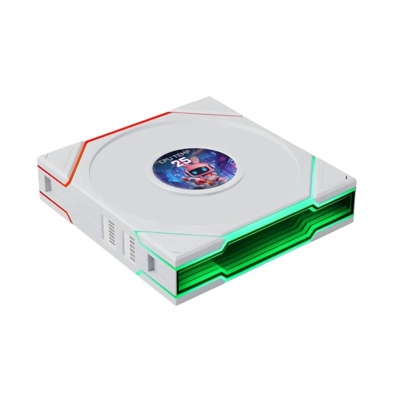 Lian Li UNI FAN TL LCD FLEX - 120mm PWM fan, 29 dB, 63 CFM Airflow, 350 - 1900 RPM, White Color - Featured Image