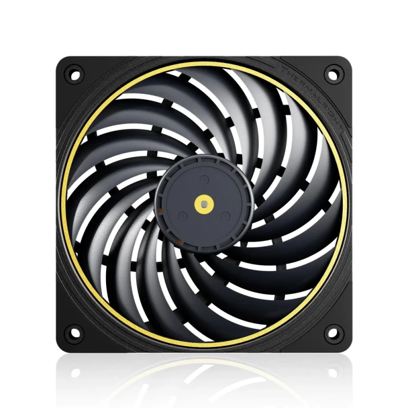 Thermalright TL-B12015 Extrem - 120mm PWM fan, 37.07 dB, 83.61 CFM Airflow, 3150 RPM, Black / Yellow Color - Featured Image