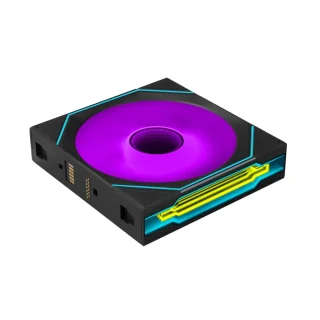 Lian Li UNI FAN SL-INF FLEX - 120mm PWM fan, 31 dB, 65.7 CFM Airflow, 200 - 2200 RPM, Black Color