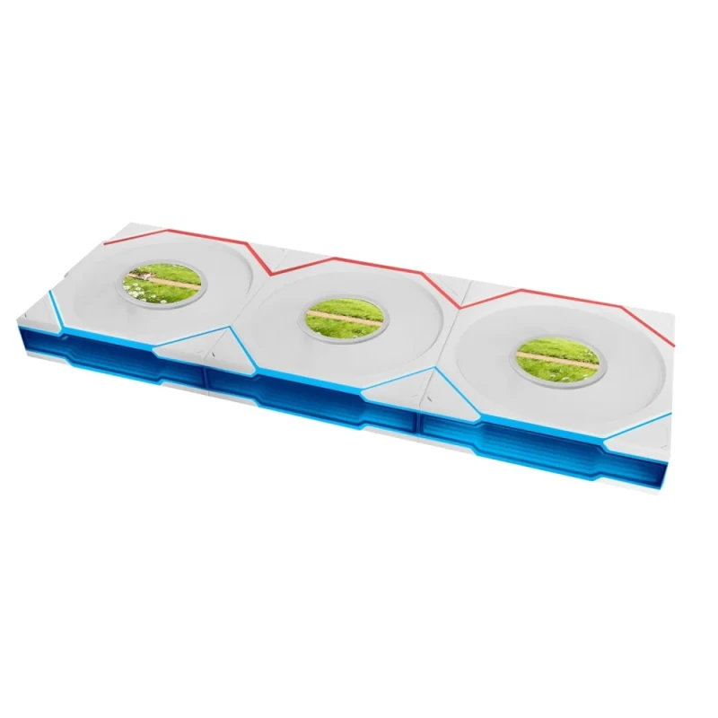 Lian Li UNI FAN TL LCD FLEX 3-Pack - 120mm PWM fan, 29 dB, 63 CFM Airflow, 350 - 1900 RPM, White Color - Featured Image
