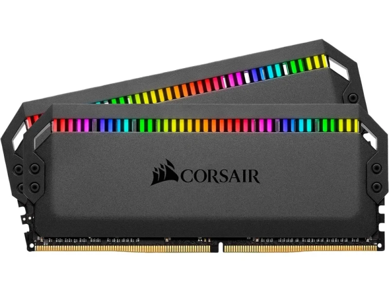 Corsair Dominator Platinum RGB 16 GB - 2 x 8GB, DDR4 288-pin DIMM, 3200MT/s, CL16, Black color - Featured Image