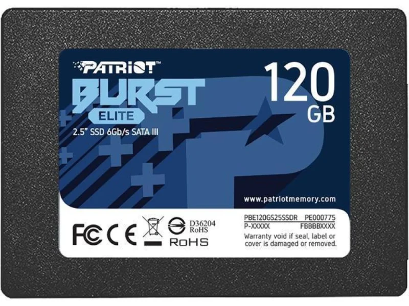 Patriot Burst Elite - 120 GB SSD, SATA 6.0 Gb/s, 2.5" - Featured Image