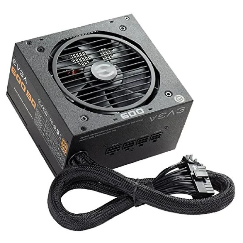 EVGA 600 BQ - 600 W ATX Power Supply, 80+ Bronze, Semi-Modular - Featured Image