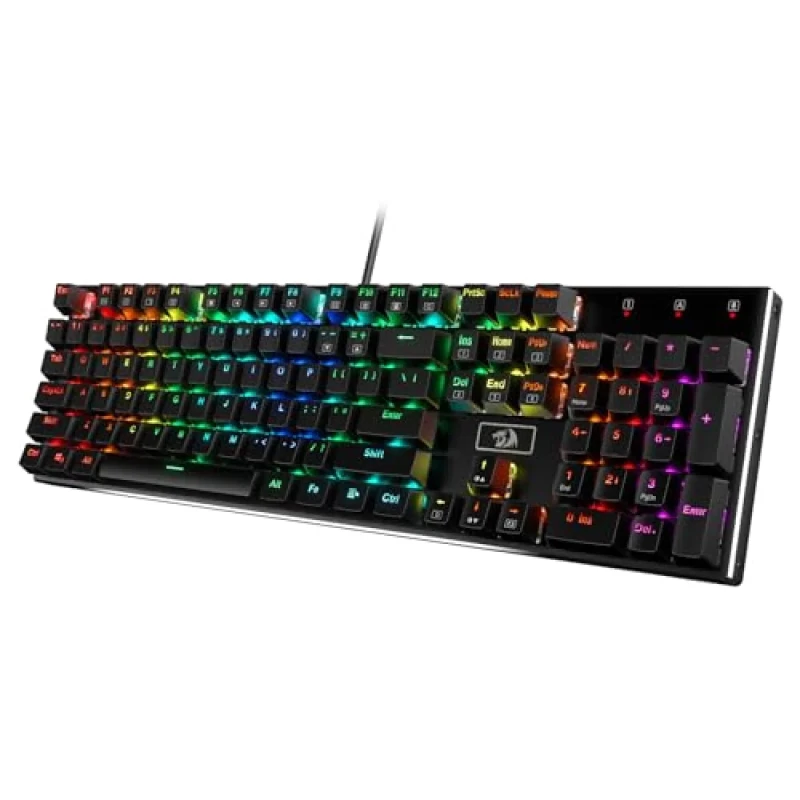 Redragon DEVARAIAS K556 RGB - Gaming Wired Keyboard, Outemu Brown Switches, RGB Backlit, Black Color - Featured Image