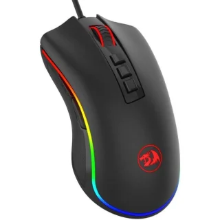 Redragon COBRA M711 - Wired Optical Mouse, 10000 DPI, Black / Multi color