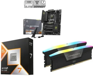 MSI MAG X870 TOMAHAWK WIFI + AMD Ryzen 7 9800X3D + CORSAIR Vengeance RGB 32GB (2 x 16GB) DDR5 6000