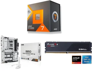 AMD Ryzen 7 7700X3D + ASUS B850 MAX GAMING WIFI + G.SKILL Flare X5 16GB