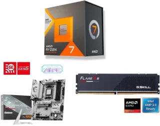 AMD Ryzen 7 7700X3D + MSI B850 GAMING PLUS WIFI6E + G.SKILL Flare X5 16GB