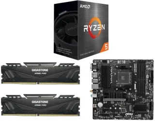 AMD Ryzen 5 5500 + Gigastone 32GB (2x16GB) DDR4 3200 + MSI PRO B550M PRO-VDH WIFI