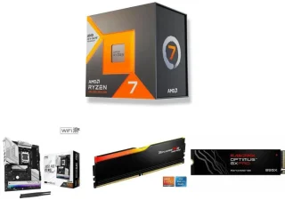 AMD Ryzen 7 7700X3D + ASRock B850 PRO RS WIFI + G.SKILL Flare X5 16GB + SanDisk Optimus GX PRO 850X 1TB