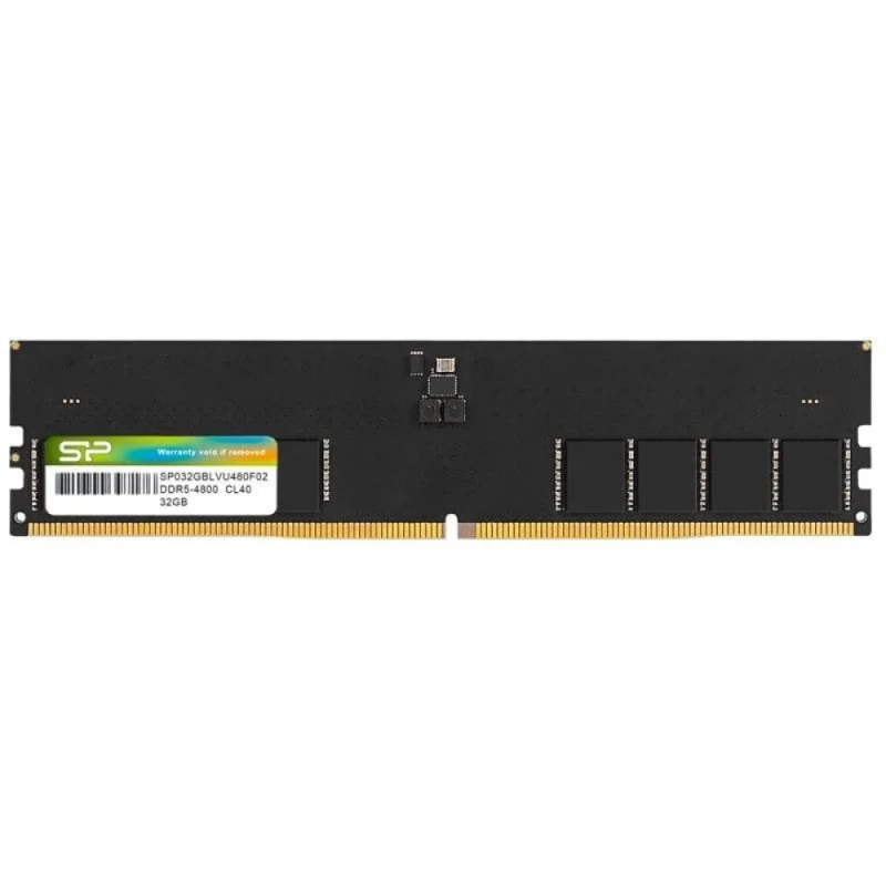 Silicon Power SP032GBLVU480F02 32 GB - 1 x 32GB, DDR5 288-pin DIMM, 4800MT/s, CL40 - Featured Image