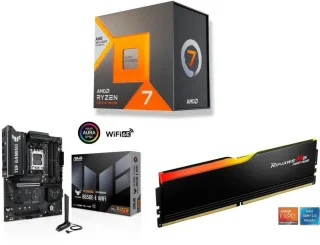 AMD Ryzen 7 7700X3D + ASUS TUF GAMING B650E-E WIFI + G.SKILL Ripjaws M5 Neo RGB Series 16GB DDR5 6000