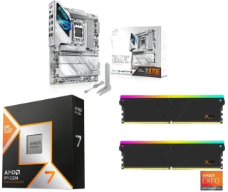 ASUS ROG STRIX X870E-A GAMING WIFI7 NEO + AMD Ryzen 7 9800X3D + V-COLOR Manta XSky DDR5 32GB (2x16GB) 6000MHz