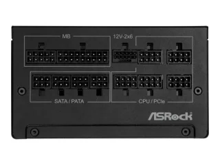ASRock Steel Legend SL-1000G - 1000 W ATX Power Supply, 80+ Gold, Fully Modular, Black Color