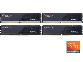 G.Skill Flare X5 192 GB - 4 x 48GB, DDR5 288-pin DIMM, 6000MT/s, CL28, Black color
