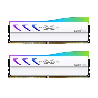 Silicon Power XPOWER Storm RGB 32 GB - 2 x 16GB, DDR5 288-pin DIMM, 6000MT/s, CL36, White color