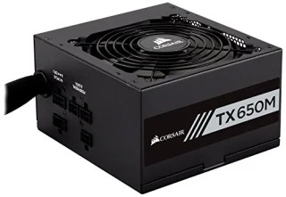 Corsair TX650M Gold - 650 W ATX Power Supply, 80+ Gold, Semi-Modular