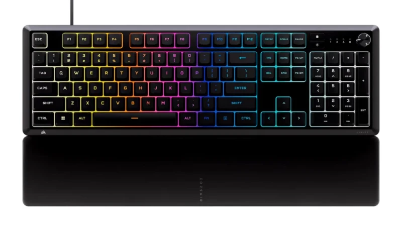 Corsair SKIFF 100 - Gaming Wired Keyboard, RGB Backlit, Black Color - Featured Image