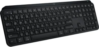 Logitech MX KEYS S - Standard Wired, Wireless, Bluetooth Wireless Keyboard, Black Color