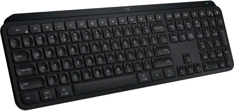 Logitech MX KEYS S - Standard Wired, Wireless, Bluetooth Wireless Keyboard, Black Color - Featured Image