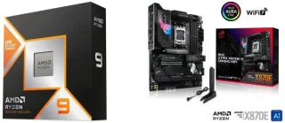 AMD Ryzen 9 9950X3D + ASUS ROG STRIX X870E-E GAMING WIFI