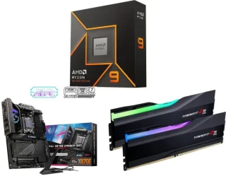 AMD Ryzen 9 9950X + MSI MPG X870E CARBON WIFI + G.SKILL Trident Z5 RGB Series 32GB (2 x 16GB)