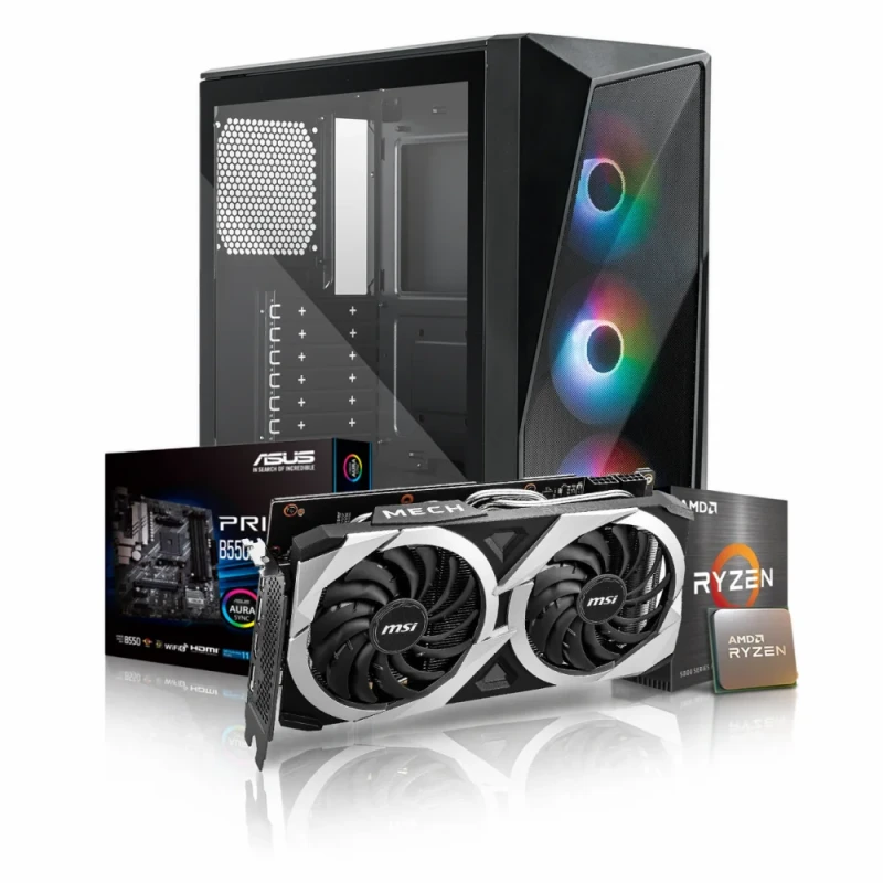NexForge Dragonling - Radeon RX 6700 XT 12GB, AMD Ryzen 5500, 16GB DDR4 3200MHz, 512GB NVMe SSD - Featured Image