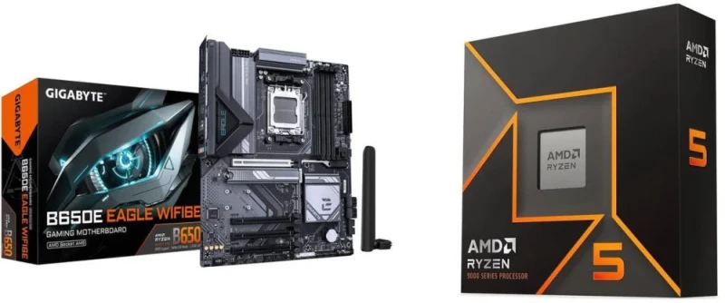 GIGABYTE B650E EAGLE WIFI6E + AMD Ryzen 5 9600X - Featured Image
