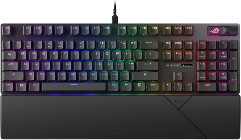 ASUS ROG Strix Scope II X Gaming Keyboard - ROG NX Mechanical Switches, RGB Aura Sync, Full-Size, Sound-Dampening Foam, Multifunction Controls, USB-C - Featured Image