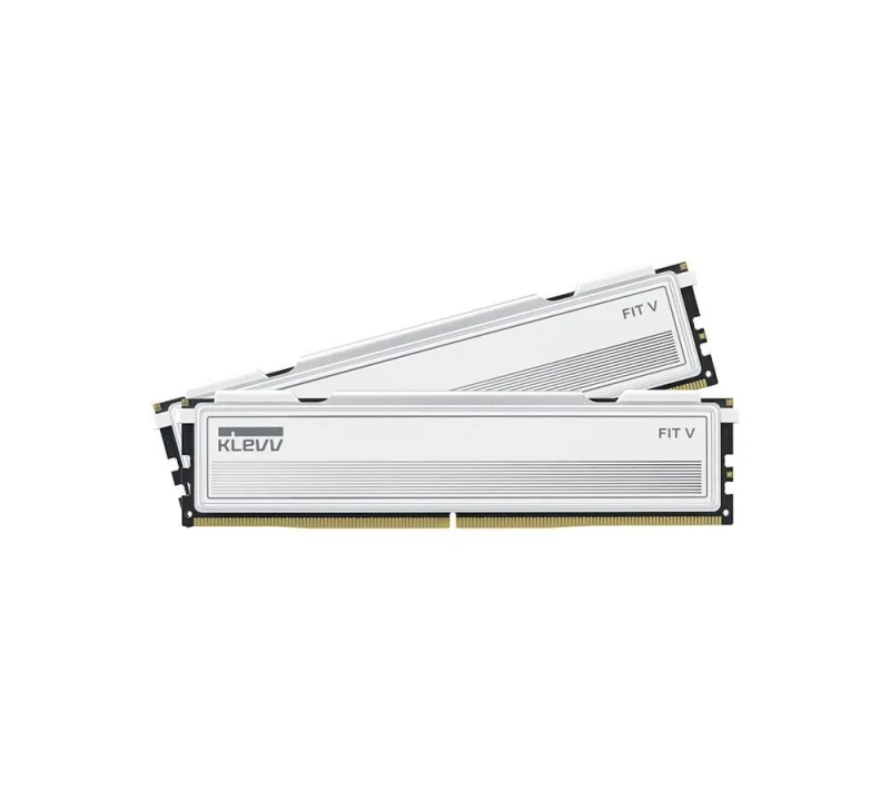 Klevv FIT V 32 GB - 2 x 16GB, DDR5 288-pin DIMM, 6400MT/s, CL30, White color - Featured Image