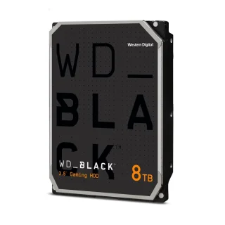 Western Digital WD_BLACK - 8 TB 7200 RPM, SATA 6.0 Gb/s, 3.5", 256 MB Cache memory