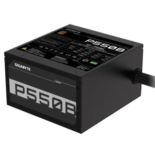 Gigabyte P550B - 550 W ATX Power Supply, 80+ Bronze, Non-Modular, Black Color