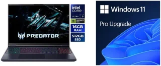 Acer Predator Helios Neo 16 AI NH.U44AA.004 Gaming Laptop - Intel Core Ultra 9 290HX, GeForce RTX 5070 Ti 12GB, 16GB DDR5 RAM, 512GB SSD, 16" Display, Windows 11 Pro