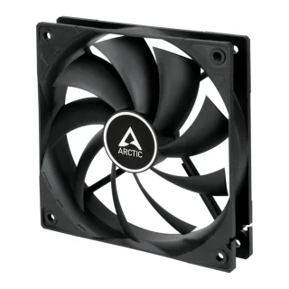 ARCTIC F - 120mm PWM fan, 53 CFM Airflow, 230 - 1350 RPM, Black Color